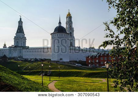 Sergiev Posad, Russia - June, 8, 2019: Troitse-sergiyevsky monastery