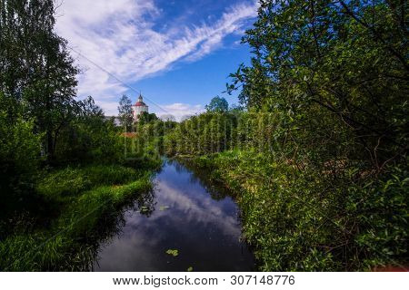 View to Kirillo-Belozersky Monastery in Kirillov, Russia