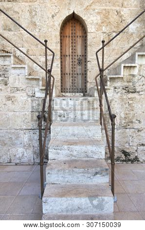 Entrance to Torres de Cuart in Valencia, Spain.