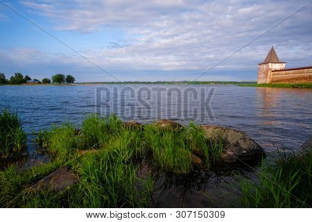 View to Kirillo-Belozersky Monastery in Kirillov, Russia