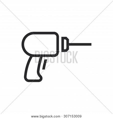 Drill Icon Isolated On White Background. Drill Icon In Trendy Design Style For Web Site And Mobile A