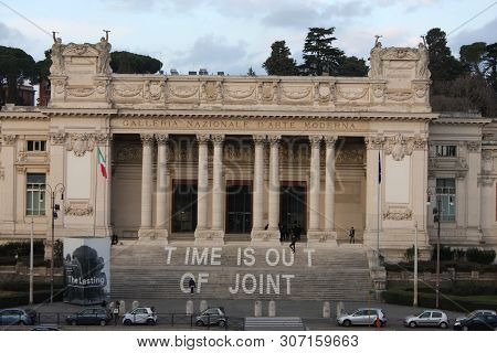 Rome: May 1, 2019 - The National Gallery Of Modern Art Of Rome, Founded In 1883 To Represent The Nat