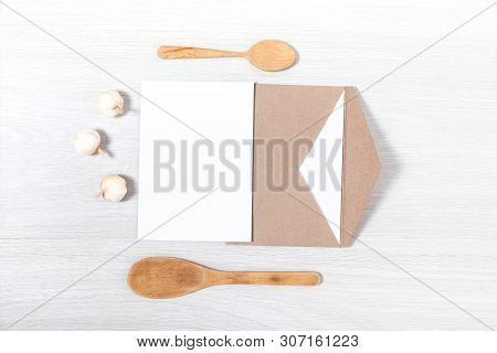 Party Invitation, Baker Party Invitation, Party With Friends, 5x7 Card And Wooden Spoon