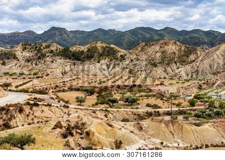 The Badlands Of Abanilla And Mahoya Near Murcia In Spain