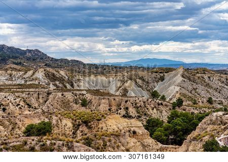 The Badlands Of Abanilla And Mahoya Near Murcia In Spain