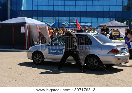 Yoshkar-ola, Russia, June 02, 2019: Exhibition Of Cars And Motorcycles - Festival - Yo Summit 2019 -
