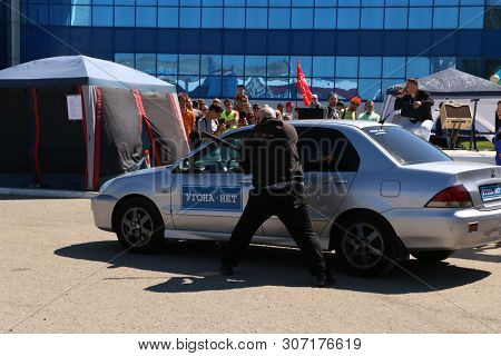 Yoshkar-ola, Russia, June 02, 2019: Exhibition Of Cars And Motorcycles - Festival - Yo Summit 2019 -