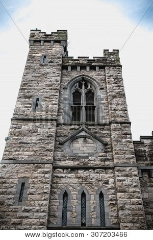 Architectural Detail Of St. Michan S Roman Catholic Church In Dublin