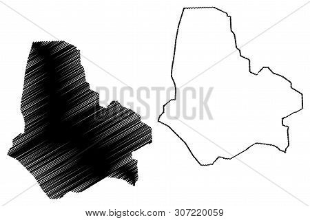 Maradi Region (regions Of Niger, Republic Of The Niger) Map Vector Illustration, Scribble Sketch Mar