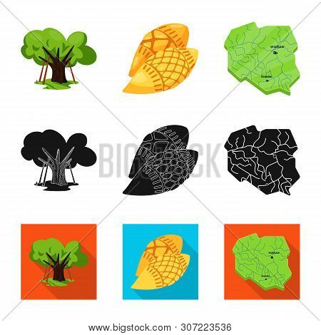 Isolated Object Of Traditional And Tour Icon. Collection Of Traditional And Landmarks Stock Vector I
