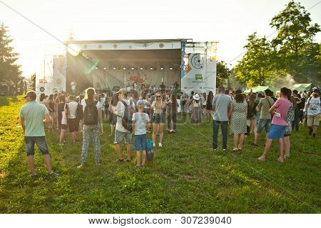 August 16, 2019. Chernivtsi, Ukraine. Youth, Musical Ethno Festival 