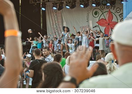August 16, 2019. Chernivtsi, Ukraine. Youth, Musical Ethno Festival 