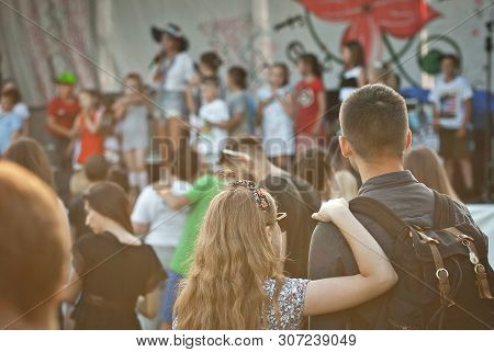 August 16, 2019. Chernivtsi, Ukraine. Youth, Musical Ethno Festival 