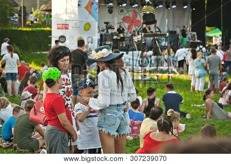 August 16, 2019. Chernivtsi, Ukraine. Youth, Musical Ethno Festival 