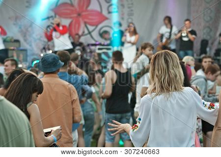 August 16, 2019. Chernivtsi, Ukraine. Youth, Musical Ethno Festival 