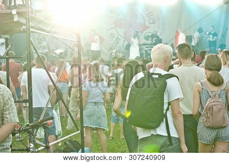 August 16, 2019. Chernivtsi, Ukraine. Youth, Musical Ethno Festival 