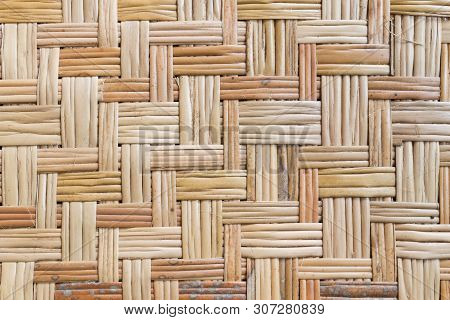 Bamboo Weave Texture Or Bamboo Weave Pattern Background . Weave Texture Or Weave Pattern In Classic 