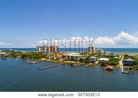 Aerial View Of Perdido Key Beach, Florida
