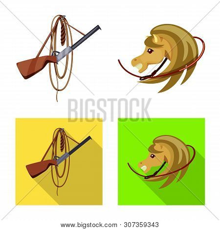 Vector Illustration Of Texas And History Symbol. Collection Of Texas And Culture Stock Vector Illust