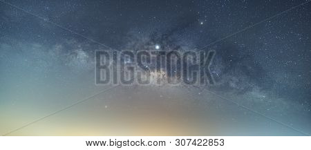 The Center Of The Milky Way, Overlooking Lagoon Nebula, Trifid Nebula.