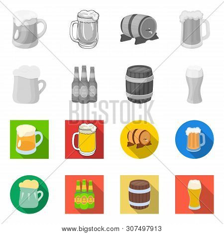 Vector Design Of Minimal And Pint Logo. Set Of Minimal And Craft Vector Icon For Stock.