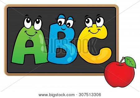 Schoolboard Topic Image 5 - Eps10 Vector Picture Illustration.
