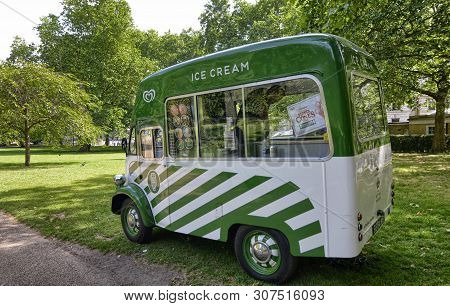 A Vintage Ice Cream Van