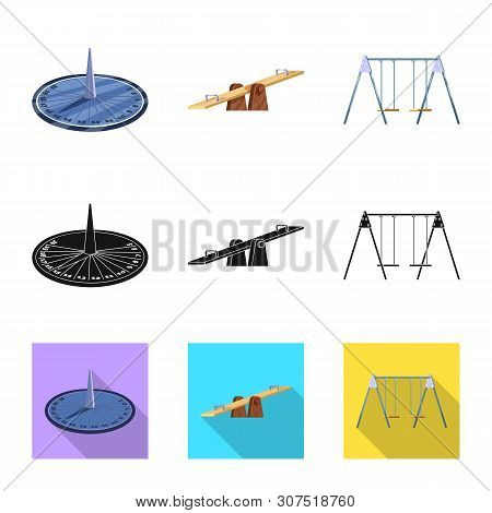 Vector Illustration Of Urban And Street Symbol. Collection Of Urban And Relaxation Vector Icon For S