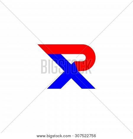 Letter Xp Linked Geometric Line Logo Vector