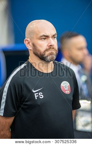 Rio De Janeiro, Brazil - June 18, 2019: Coach Hassan Al-haidos During The America Cup 2019 Group B A