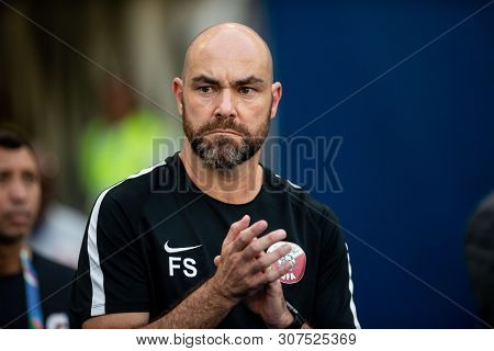 Rio De Janeiro, Brazil - June 18, 2019: Coach Hassan Al-haidos During The America Cup 2019 Group B A