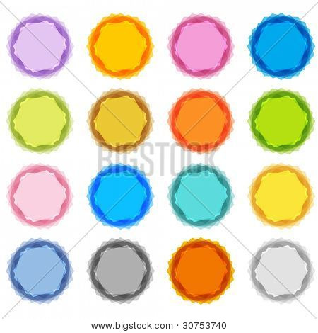 En bild av en pastell luddiga kanter starburst in.