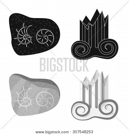 Vector Illustration Of Story And Items Icon. Collection Of Story And Attributes Stock Symbol For Web