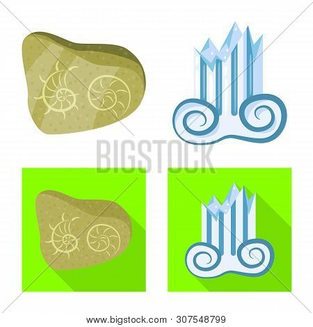 Vector Illustration Of Story And Items Icon. Collection Of Story And Attributes Vector Icon For Stoc