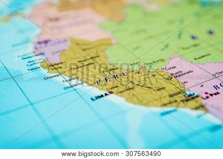 Peru Map Background, Detailed Atlases For Travelers