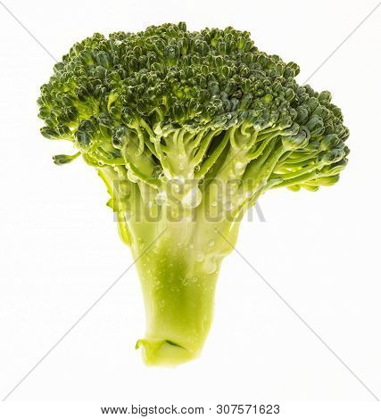 Broccoli (brécol, Brócolli, Bróqui, Broccoli Brote, Brassica Oleracea) Portion And Very Fresh (with 