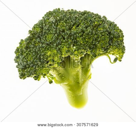 Broccoli (brécol, Brócolli, Bróqui, Broccoli Brote, Brassica Oleracea) Portion And Very Fresh (with 