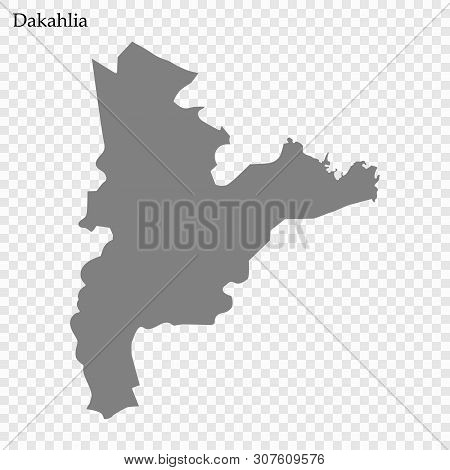 High Quality Map Of Dakahlia Is A Governorate Of Egypt
