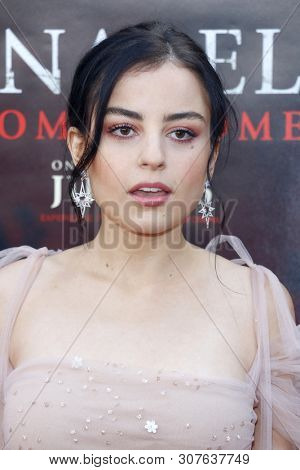 Katie Sarife at the Los Angeles premiere of 'Annabelle Comes Home' held at the Regency Village Theatre in Westwood, USA on June 20, 2019.
