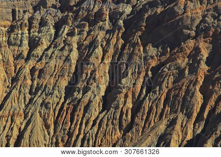 Natural Hard Rock Texture Background. Mountain Material.