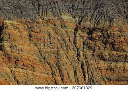 Natural Hard Rock Texture Background. Mountain Material.