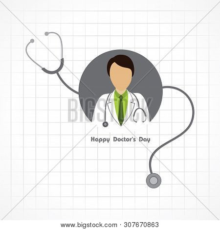 Illustration Of Happy Doctors Day- 1 July Stock Vector