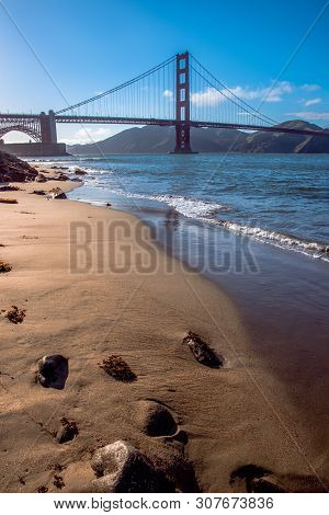 View Of The Golden Gate From The Bay, San Francisco  United States