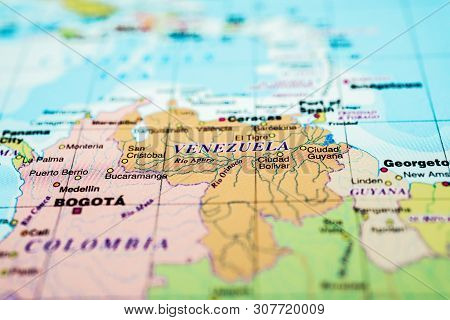 Venezuela Map Background, Detailed Atlases For Travelers