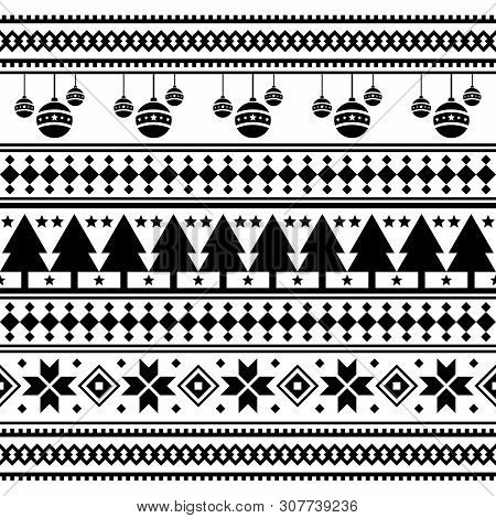 Ethnic Seamles Pattern Vector. Aztec, Bohemian, Inca, Navajo, Indian, Mexican Art Design For Christm