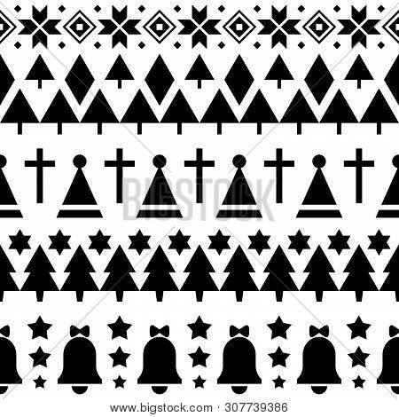 Ethnic Seamles Pattern Vector. Aztec, Bohemian, Inca, Navajo, Indian, Mexican Art Design For Christm