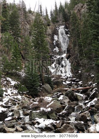 Dampfschiff-Wasserfall