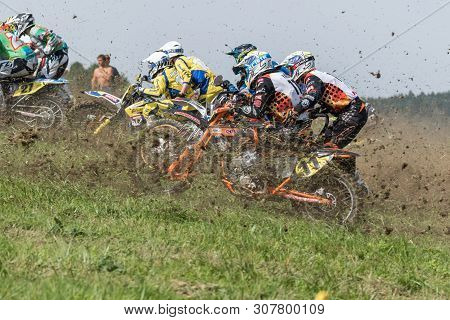 Brezova Nad Svitavou, Czech Republic - June 15, 2019: Side View Of Qualification Training Start Of S