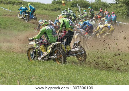 Brezova Nad Svitavou, Czech Republic - June 15, 2019: Start Uphill In International Championship Of 