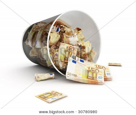 Euro maney Korb